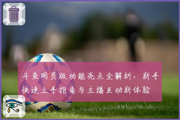 斗鱼网页版功能亮点全解析，新手快速上手指南与主播互动新体验