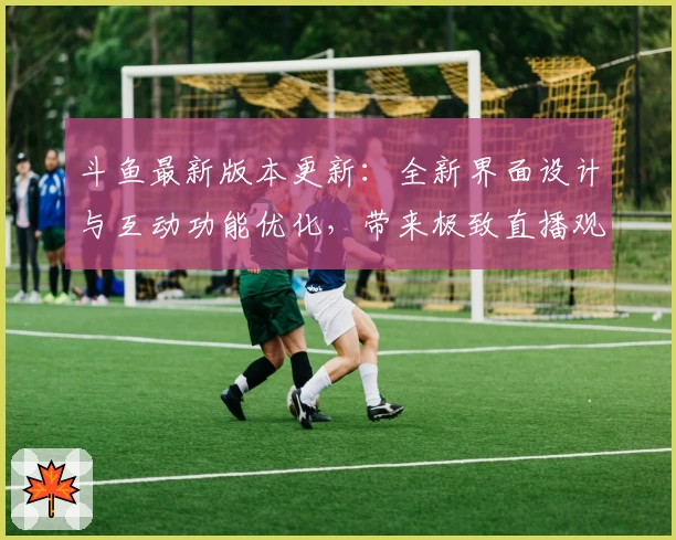 斗鱼最新版本更新：全新界面设计与互动功能优化，带来极致直播观看体验