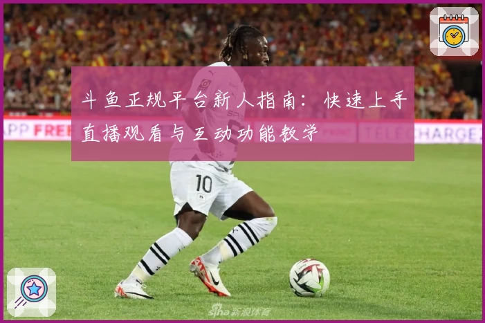斗鱼正规平台新人指南:快速上手直播观看与互动功能教学